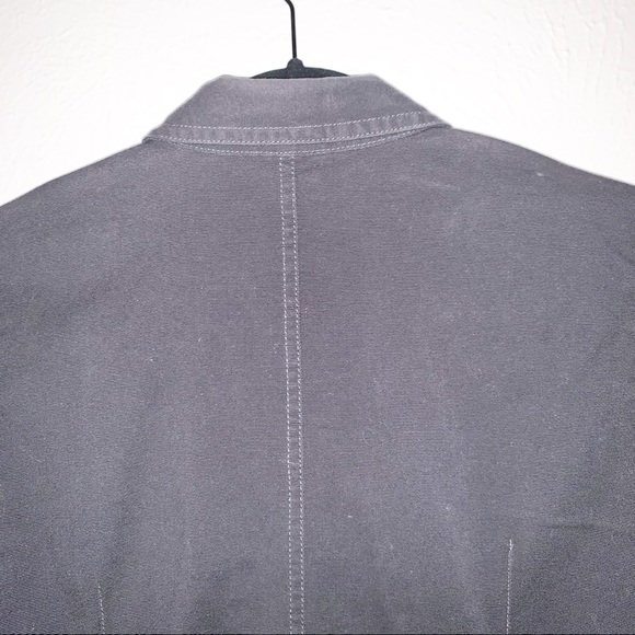 Eileen Fischer Button Up Blazer, PS Charcoal Grey - Picture 12 of 15